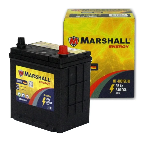 Bateria Marshall Energy 35ah 340cca Positivo Lado Derecho ( - + )